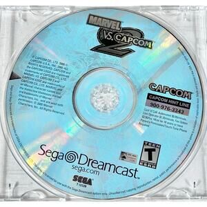 Marvel vs. Capcom 2 Dreamcast 2000 Disc Only